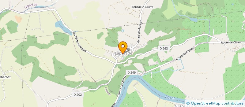 localisation de l'entreprise SCI A ET J MORIZET  CASTELMORON SUR LOT