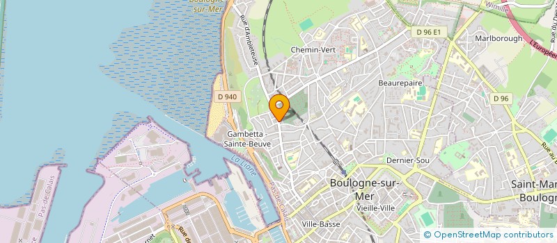 localisation de l'entreprise SCI A ET L à BOULOGNE-SUR-MER