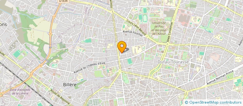 localisation de l'entreprise SCI A ET L PROMOTION à PAU