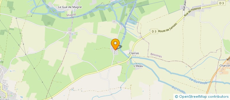 localisation de l'entreprise SCI A ET M  FRONTENAY-ROHAN-ROHAN