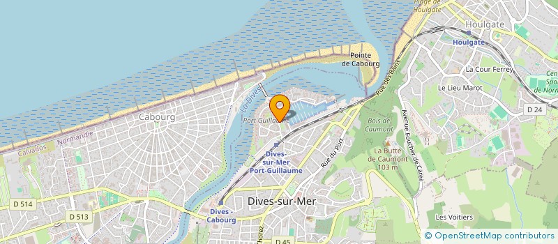 localisation de l'entreprise SCI A & F à DIVES-SUR-MER
