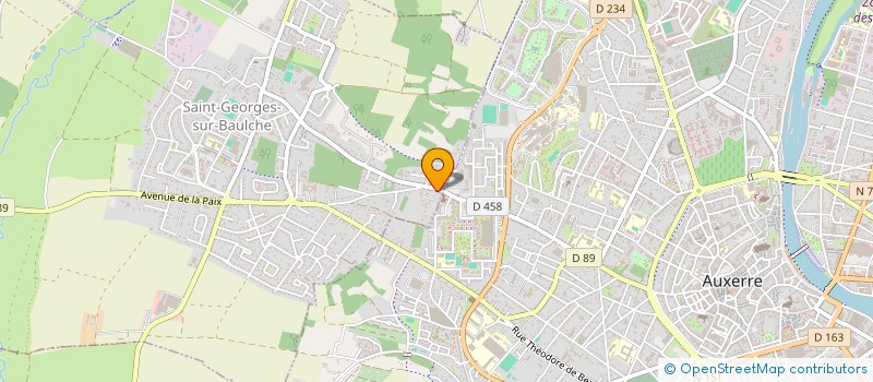 localisation de l'entreprise SCI A.F.A.C  SAINT-GEORGES-SUR-BAULCHE