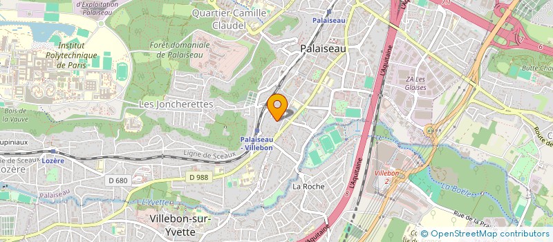 localisation de l'entreprise SCI A F C à PALAISEAU
