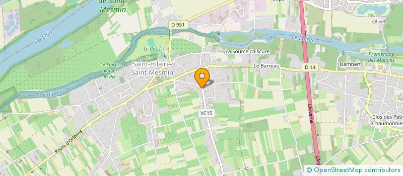 localisation de l'entreprise SCI A.F.C. à SAINT-HILAIRE-SAINT-MESMIN