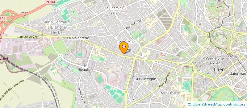 localisation de l'entreprise SCI A.F.C. à CAEN