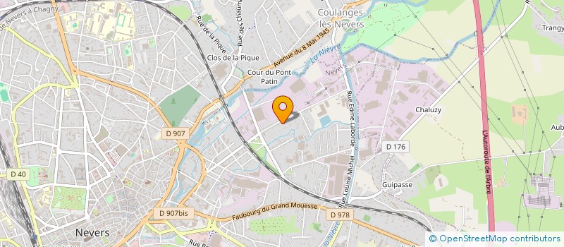 localisation de l'entreprise SCI A.F.G. à NEVERS