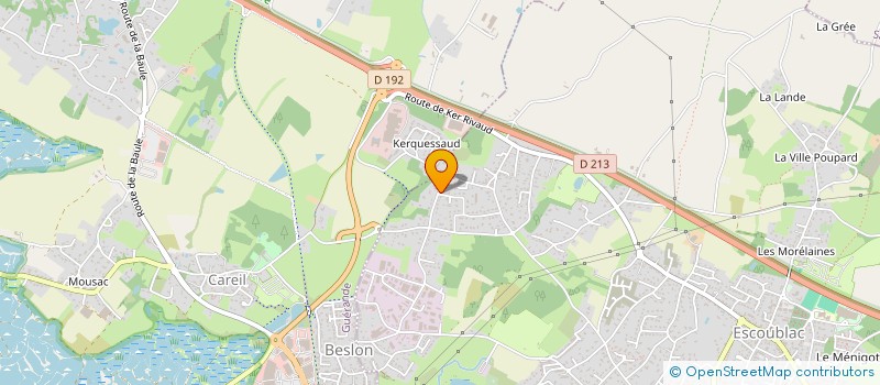 localisation de l'entreprise SCI A.F.G.  LA BAULE-ESCOUBLAC