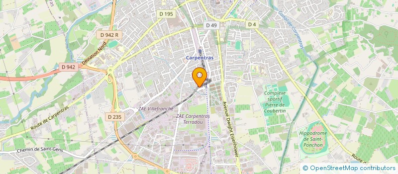 localisation de l'entreprise SCI A.F IMMO  CARPENTRAS