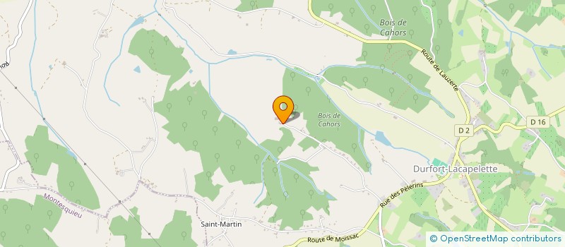 localisation de l'entreprise SCI A.F.IMMO  DURFORT-LACAPELETTE