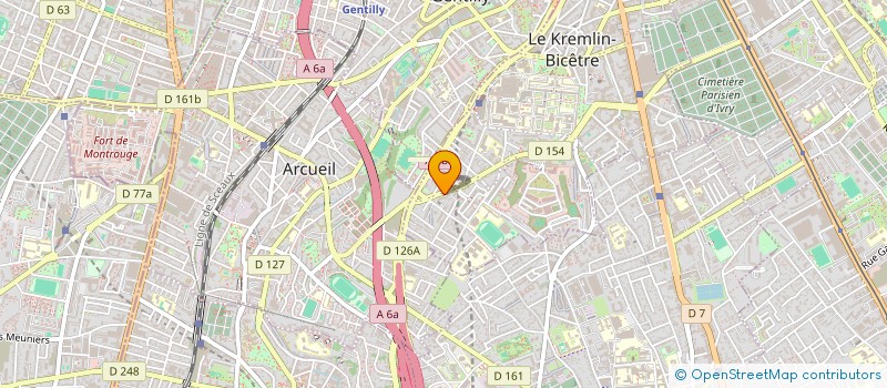 localisation de l'entreprise SCI A.F.-J.P.  LE KREMLIN-BICETRE
