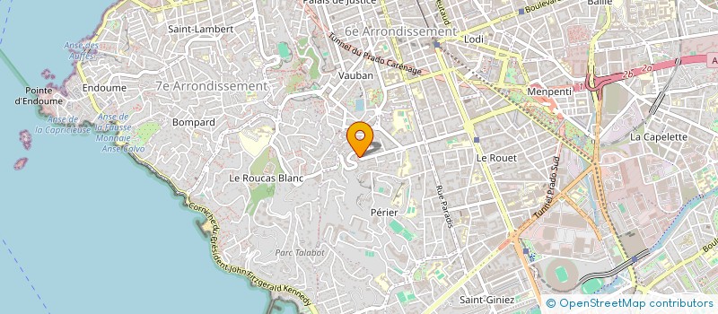 localisation de l'entreprise SCI A . F . K à MARSEILLE