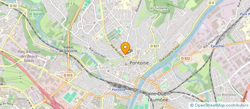 localisation de l'entreprise SCI A F M E  PONTOISE