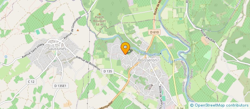 localisation de l'entreprise SCI A.F.Y.  BOISSERON