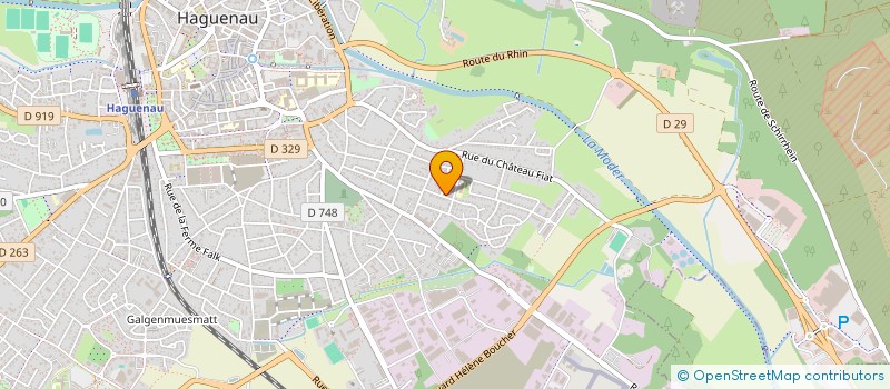 localisation de l'entreprise SCI A FARKAL  HAGUENAU