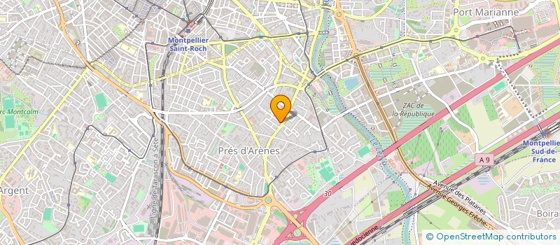 localisation de l'entreprise SCI A FERE à MONTPELLIER