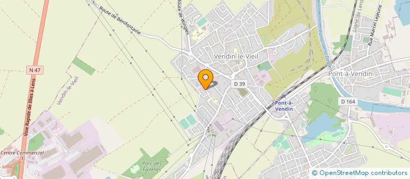 localisation de l'entreprise SCI A.FIENS  VENDIN-LE-VIEIL