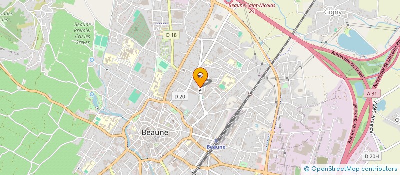 localisation de l'entreprise SCI A FLEUR DE COEUR à BEAUNE