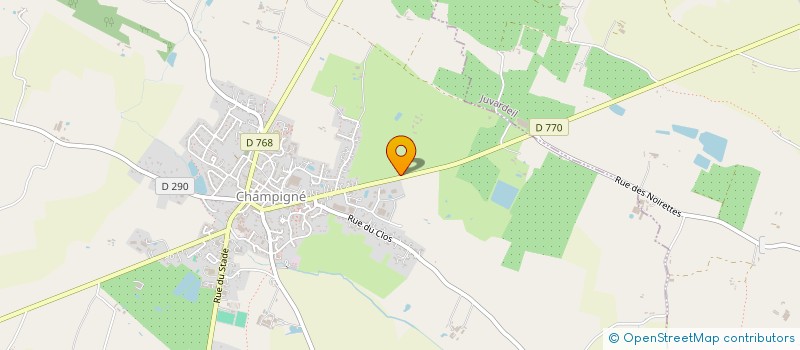 localisation de l'entreprise SCI A FRONTE LUX  LES HAUTS-D'ANJOU