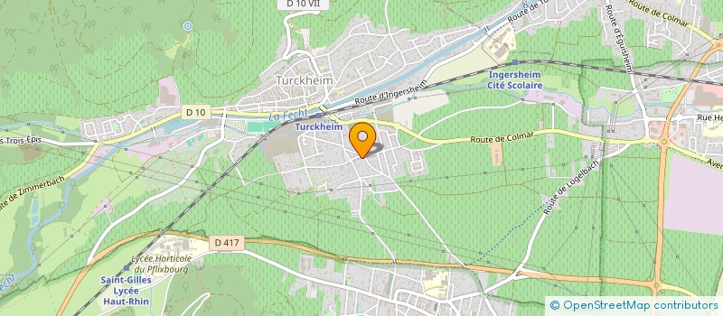 localisation de l'entreprise SCI A.G.  TURCKHEIM