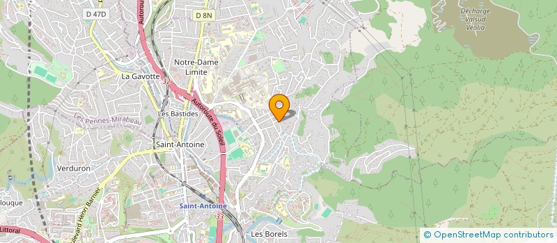 localisation de l'entreprise SCI A&G à MARSEILLE