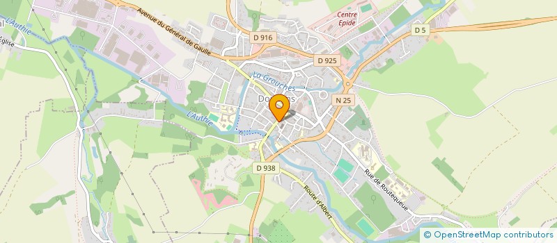 localisation de l'entreprise SCI A.G.A.G  DOULLENS