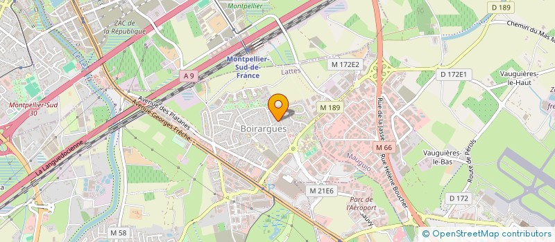 localisation de l'entreprise SCI A G C à LATTES