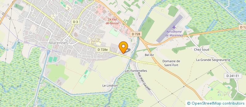 localisation de l'entreprise SCI A.G.E.F  MARENNES-HIERS-BROUAGE