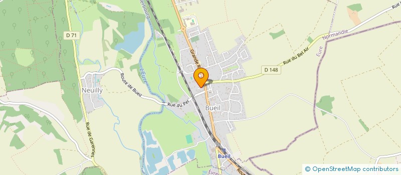 localisation de l'entreprise SCI A.G.E.J  BUEIL