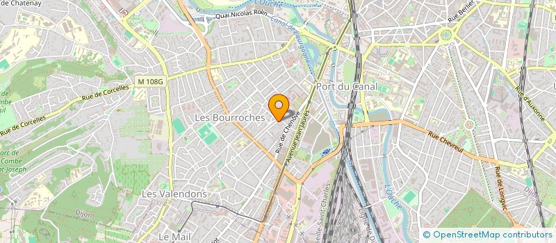 localisation de l'entreprise SCI A G G à DIJON