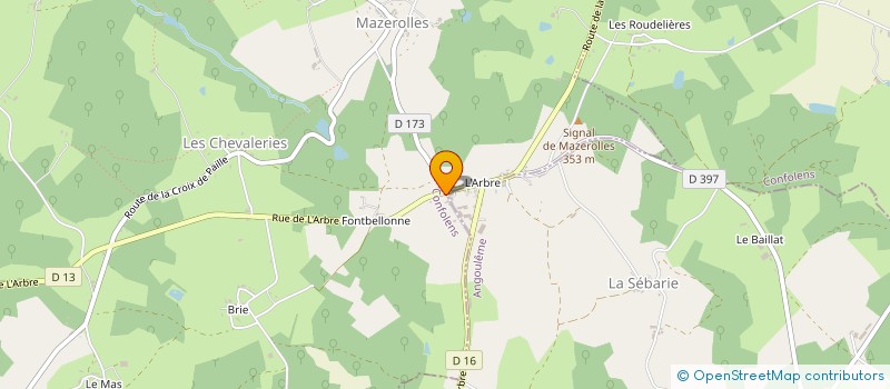 localisation de l'entreprise SCI A.G.H. à MAZEROLLES
