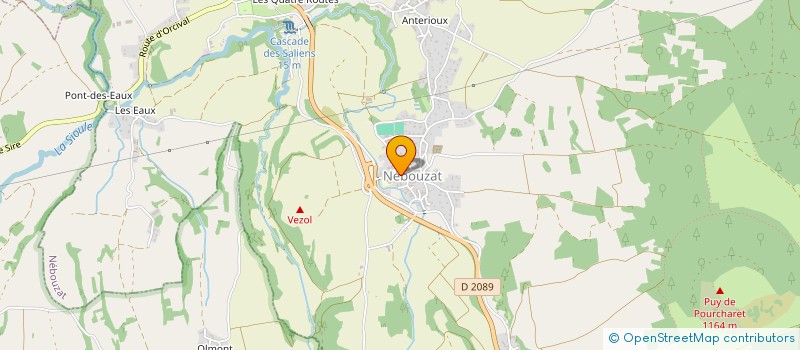 localisation de l'entreprise SCI A G H  ORCIVAL