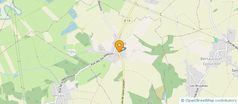 localisation de l'entreprise SCI A.G.I.  DEUILLET