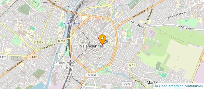 localisation de l'entreprise SCI A.G.I.  VALENCIENNES