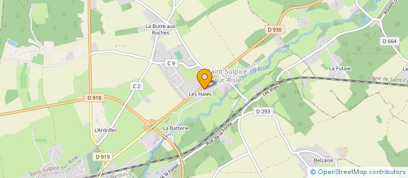 localisation de l'entreprise SCI A.G.I.L. à SAINT-SULPICE-SUR-RISLE