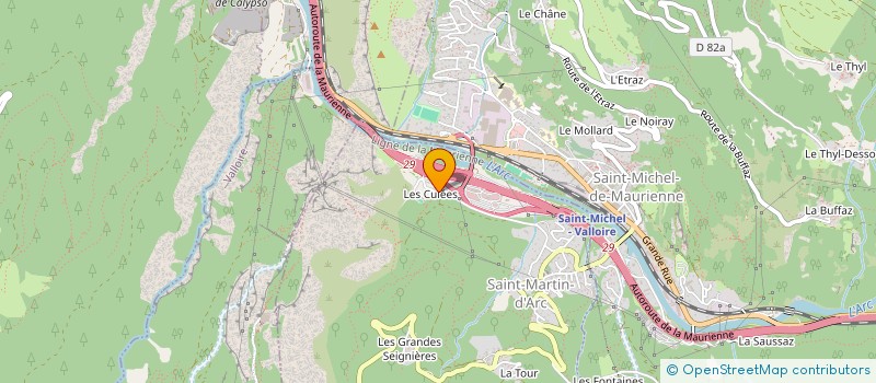 localisation de l'entreprise SCI A&G IMMO  SAINT-MARTIN-D'ARC