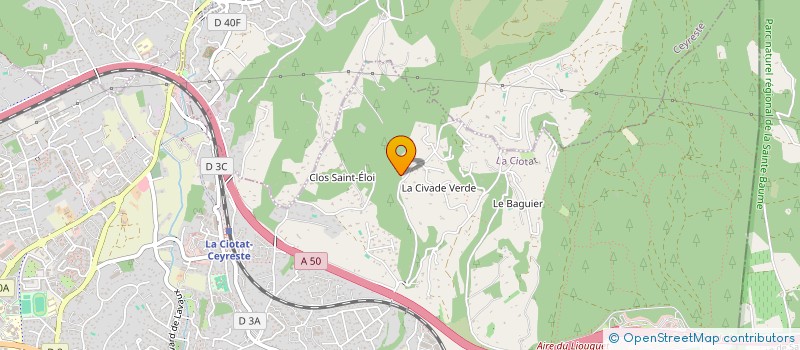 localisation de l'entreprise SCI A.G IMMO  LA CIOTAT