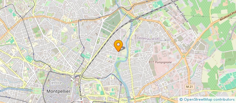 localisation de l'entreprise SCI A.G.J à MONTPELLIER