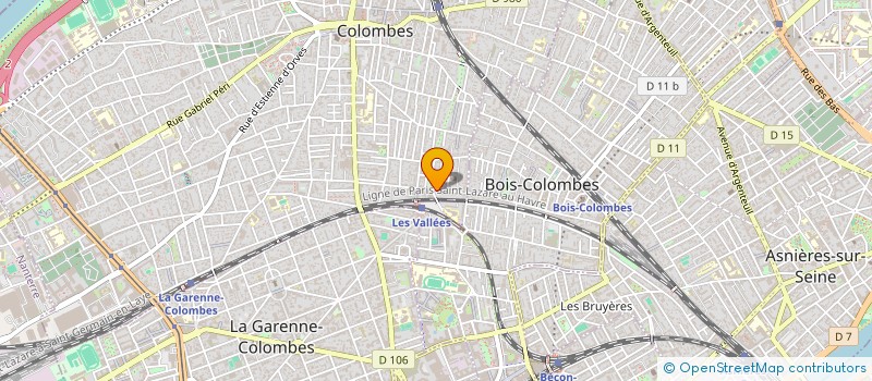 localisation de l'entreprise SCI A.G.O.P à COLOMBES