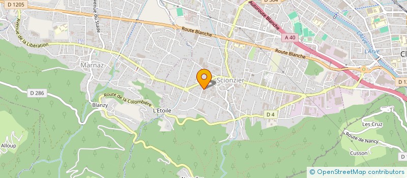 localisation de l'entreprise SCI A.G.P. à SCIONZIER
