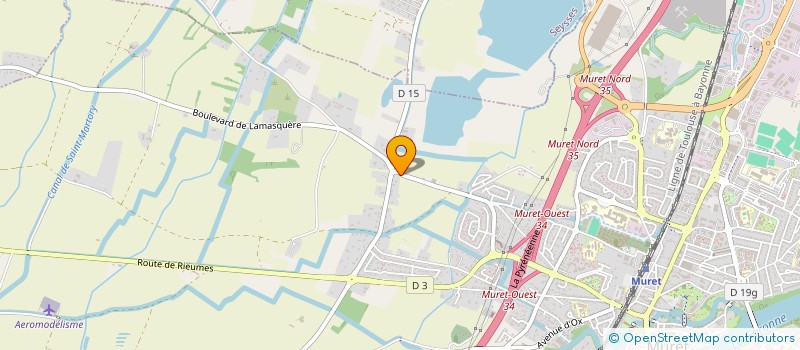 localisation de l'entreprise SCI A.G.S.L.  MURET