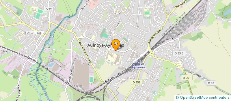 localisation de l'entreprise SCI A.G SCUFLORT  AULNOYE-AYMERIES