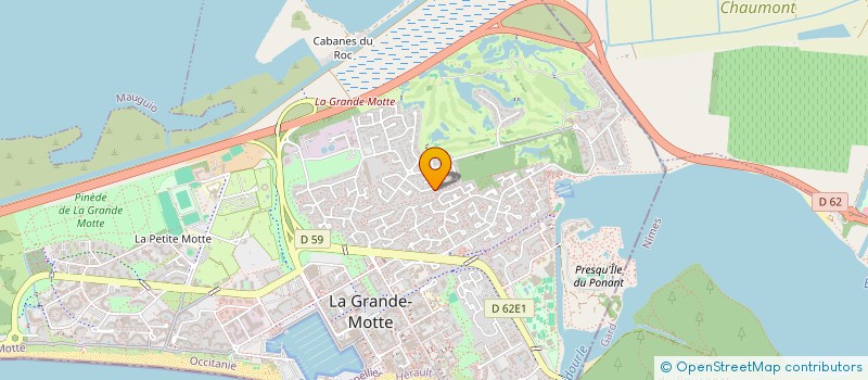 localisation de l'entreprise SCI A GARENNE  LA GRANDE-MOTTE