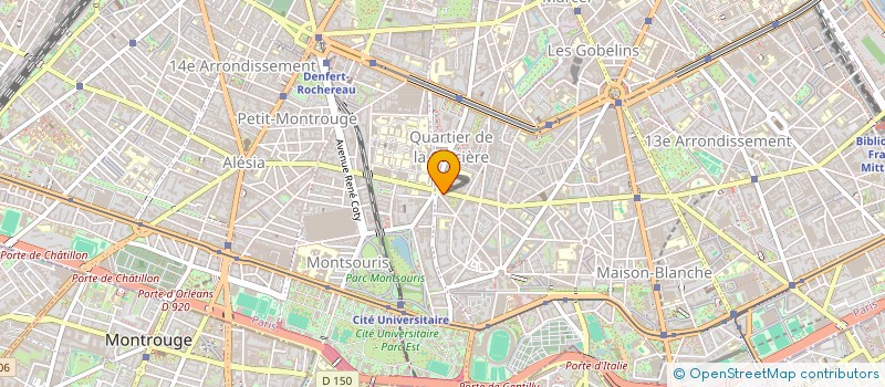 localisation de l'entreprise SCI A.H. 247 TOLBIAC  PARIS