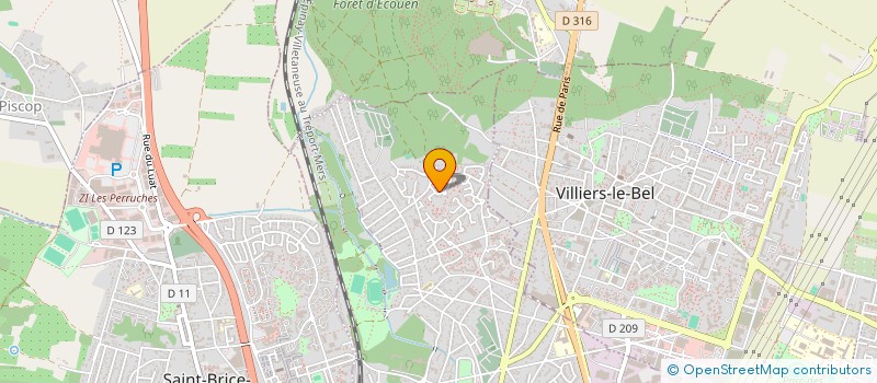 localisation de l'entreprise SCI A.H.D. à SARCELLES