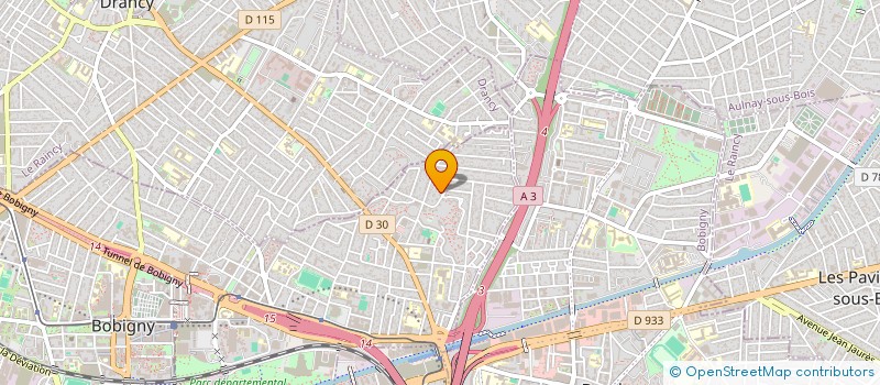 localisation de l'entreprise SCI A.H.D  BOBIGNY