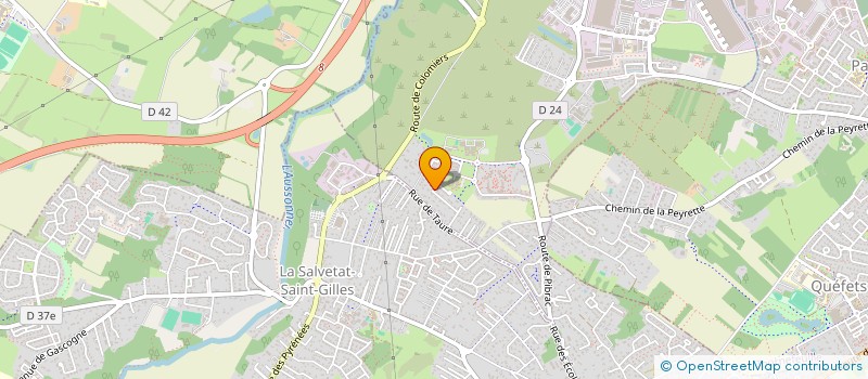 localisation de l'entreprise SCI A.H.S  PLAISANCE-DU-TOUCH