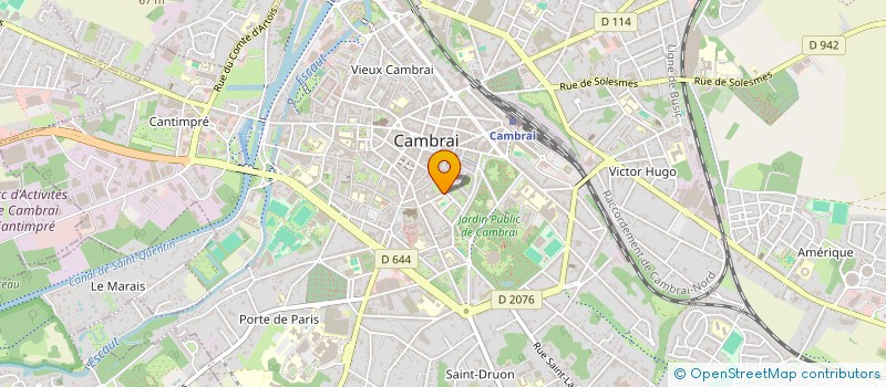 localisation de l'entreprise SCI A.I.C. à CAMBRAI