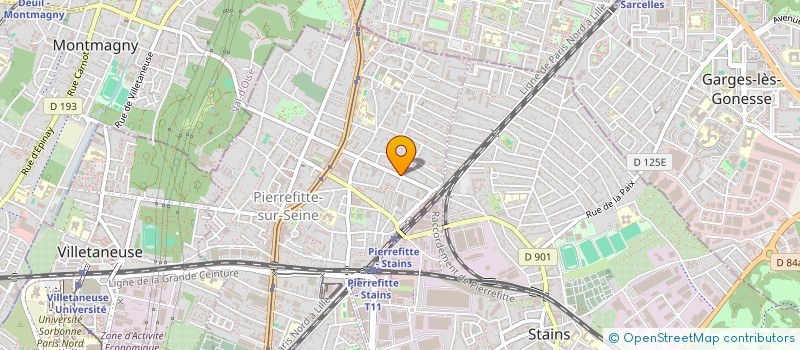 localisation de l'entreprise SCI A.I.E à PIERREFITTE-SUR-SEINE