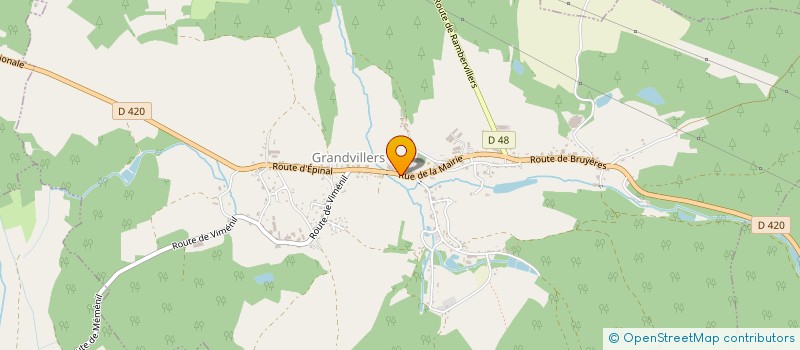 localisation de l'entreprise SCI A.I.L.Y.N.Y  LES POULIERES