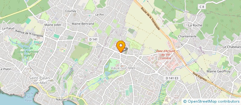 localisation de l'entreprise SCI A.I.M  VAUX-SUR-MER